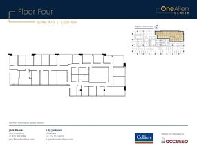 700 Central Expy S, Allen, TX à louer Plan d’étage– Image 1 sur 1
