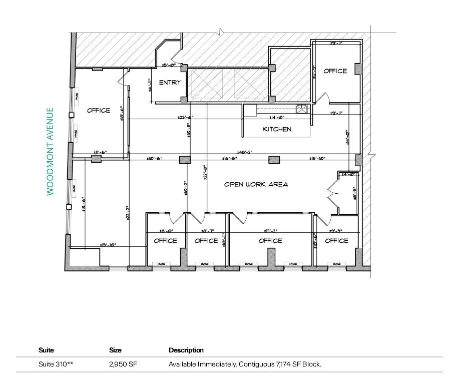 8120 Woodmont Ave, Bethesda, MD à louer Plan d’étage– Image 1 sur 1