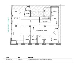 8120 Woodmont Ave, Bethesda, MD à louer Plan d’étage– Image 1 sur 1