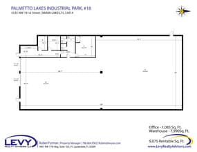 5510-5590 NW 163rd St & 5523-5535 NW 161st St, Miami Lakes, FL à louer Plan d’étage– Image 2 sur 3