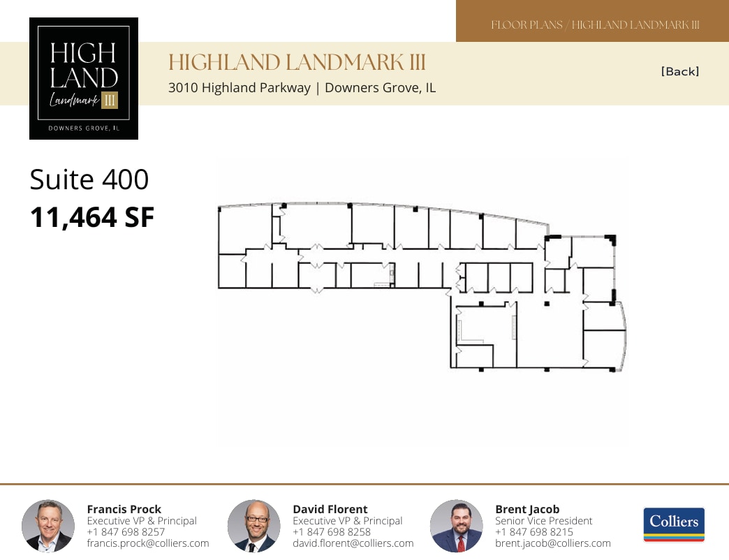 3010 Highland Pky, Downers Grove, IL à louer Plan d’étage– Image 1 sur 1