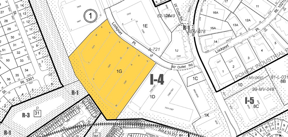 7351 Lockport Pl, Lorton, VA à louer - Plan cadastral – Image 3 sur 3