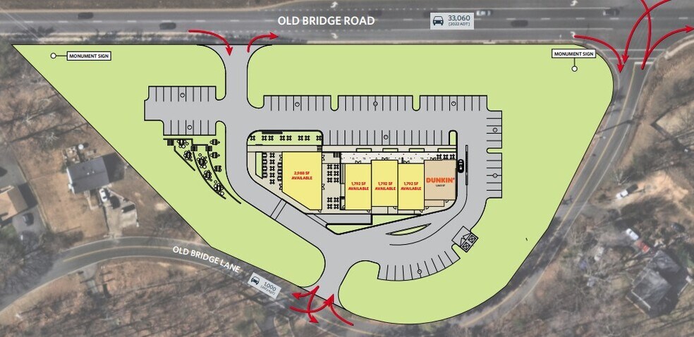 3909 Old Bridge Rd, Woodbridge, VA à louer - Plan de site – Image 2 sur 2