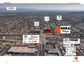 3375 E Shea Blvd, Phoenix, AZ - Vue aérienne vue de carte