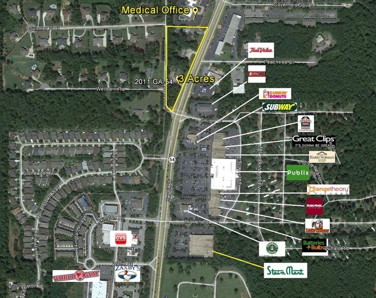 1999-2011 Highway 54 W, Peachtree City, GA à vendre - Photo principale – Image 1 sur 1