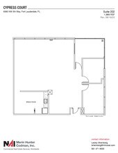 6360 NW 5th Way, Fort Lauderdale, FL à louer Plan d’étage– Image 1 sur 10