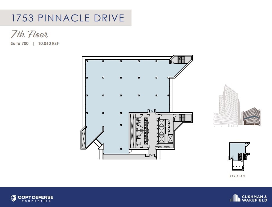 1753 Pinnacle Dr, McLean, VA à louer Plan d’étage– Image 1 sur 1