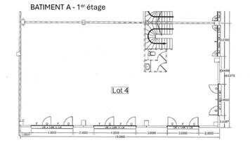 Local d’activités dans Lieusaint à louer Plan d’étage– Image 2 sur 6