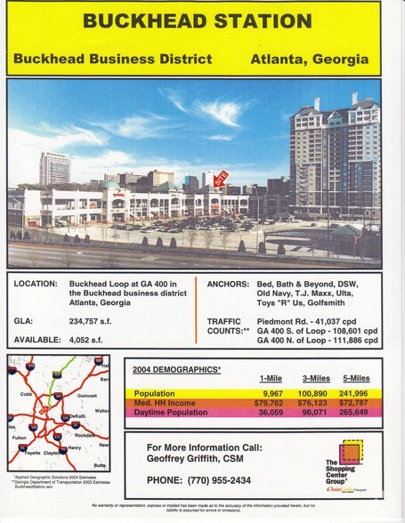 1 Buckhead Loop, Atlanta, GA à louer - Photo de l’immeuble – Image 3 sur 21