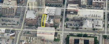 357 W Chicago Ave, Chicago, IL - Vue aérienne vue de carte