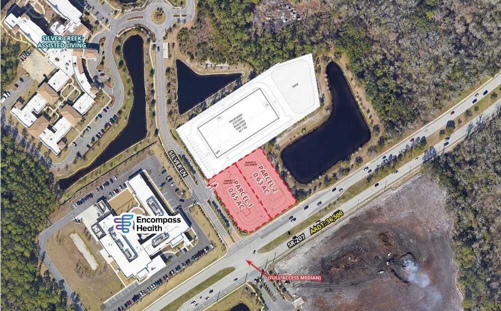 SR-207, Saint Augustine, FL à louer Plan de site– Image 1 sur 3