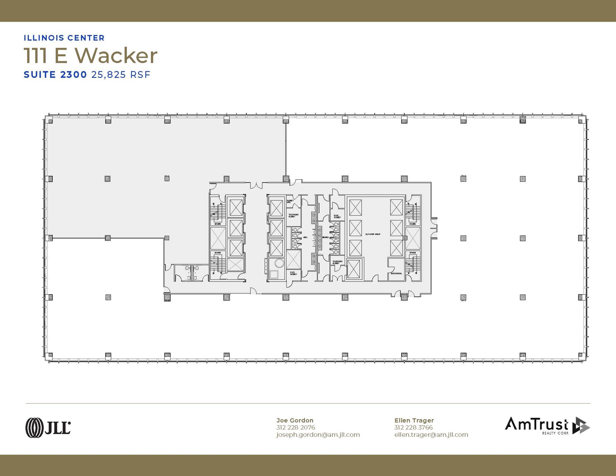 111 E Wacker Dr, Chicago, IL à louer Plan d’étage– Image 1 sur 1