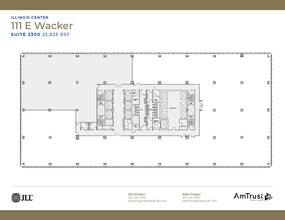 111 E Wacker Dr, Chicago, IL à louer Plan d’étage– Image 1 sur 1