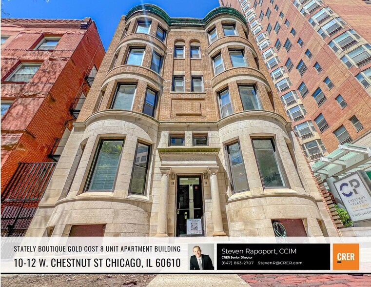 10-12 W Chestnut St, Chicago, IL à vendre - Photo de l’immeuble – Image 1 sur 1