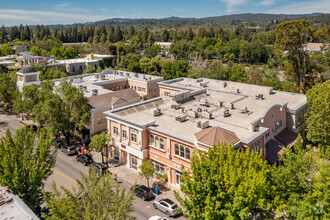 375 Healdsburg Ave, Healdsburg, CA - VUE AÉRIENNE  vue de carte