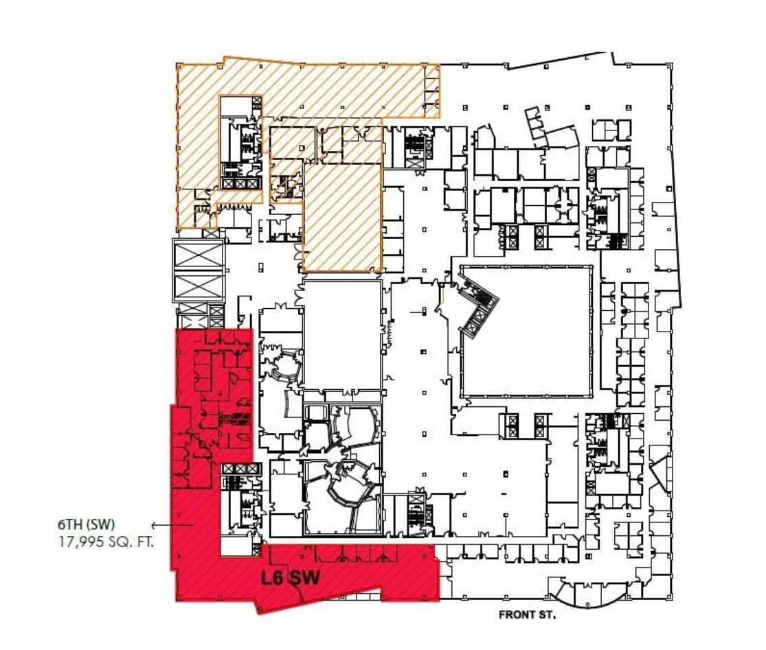 250 Front St W, Toronto, ON à louer Plan d’étage– Image 1 sur 1