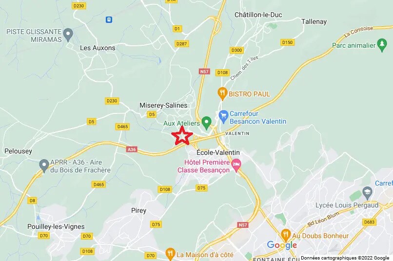 Industriel/Logistique dans Miserey-Salines à louer - Photo de l’immeuble – Image 1 sur 2