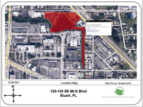 120 M.L.K. Jr Blvd, Stuart, FL - VUE AÉRIENNE  vue de carte - Image1