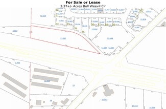 Plus de détails pour 3.37 ac Boll Weevil Circle, Enterprise, AL - Terrain à vendre