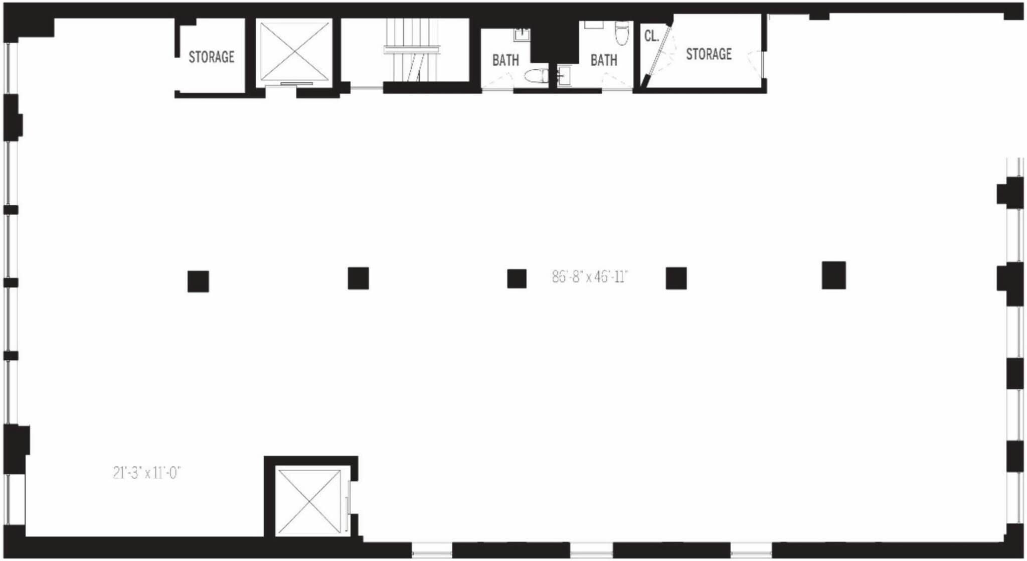 115-117 W 27th St, New York, NY à louer Plan d’étage– Image 1 sur 4