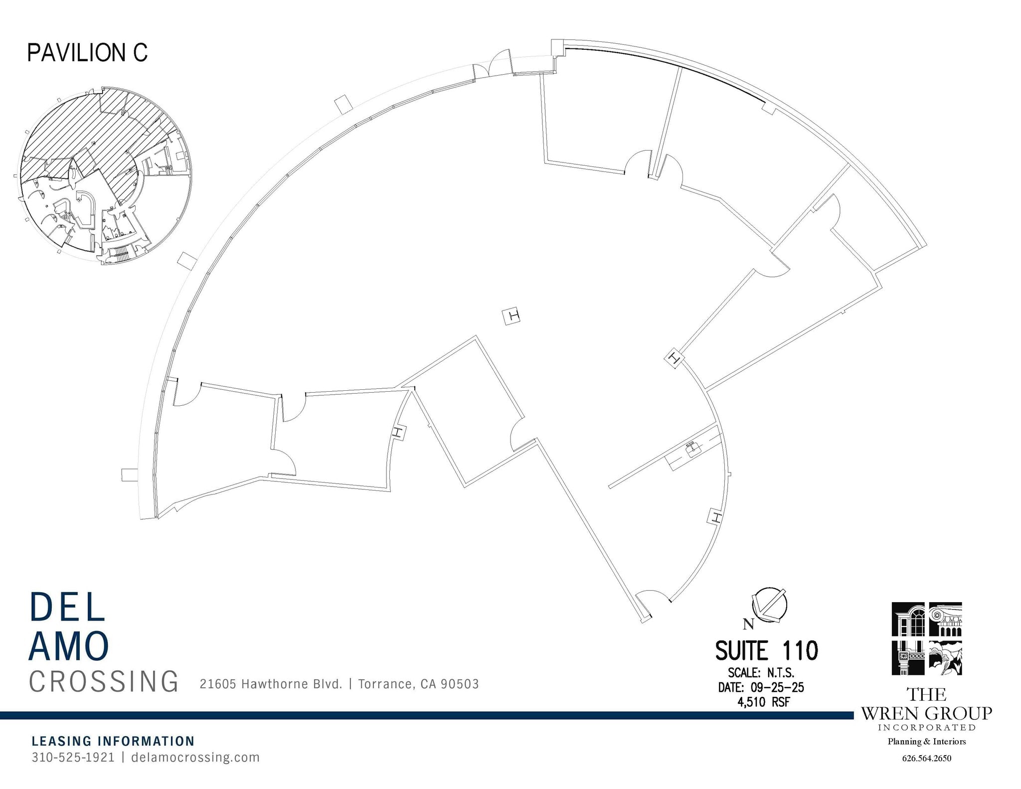 21515 Hawthorne Blvd, Torrance, CA à louer Plan d’étage– Image 1 sur 1