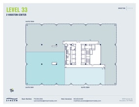 909 Fannin St, Houston, TX à louer Plan d’étage– Image 1 sur 1