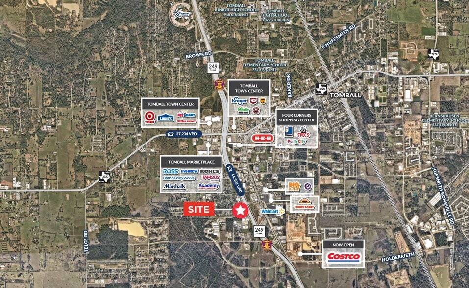 13810 Windy Meadow Rd, Tomball, TX à vendre - Aérien – Image 2 sur 2
