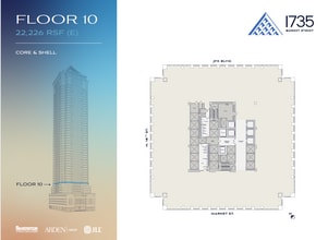 1735 Market St, Philadelphia, PA à louer Plan d’étage– Image 2 sur 2