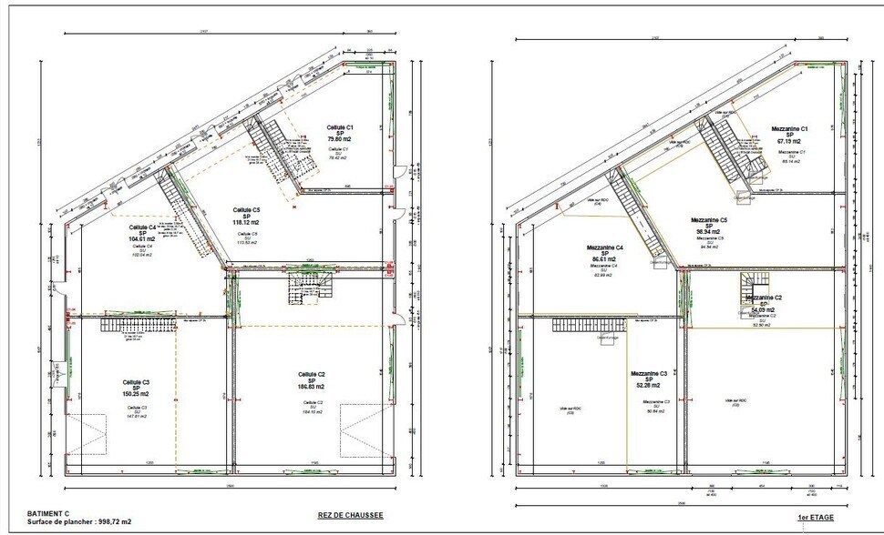 Local d’activités dans La Fouillouse à louer - Plan d’étage – Image 2 sur 12