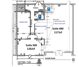 1220-1222 W Hurst Blvd, Hurst, TX à louer Plan d’étage– Image 1 sur 4