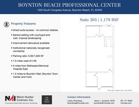 1325 S Congress Ave, Boynton Beach, FL à louer Plan d’étage– Image 2 sur 2