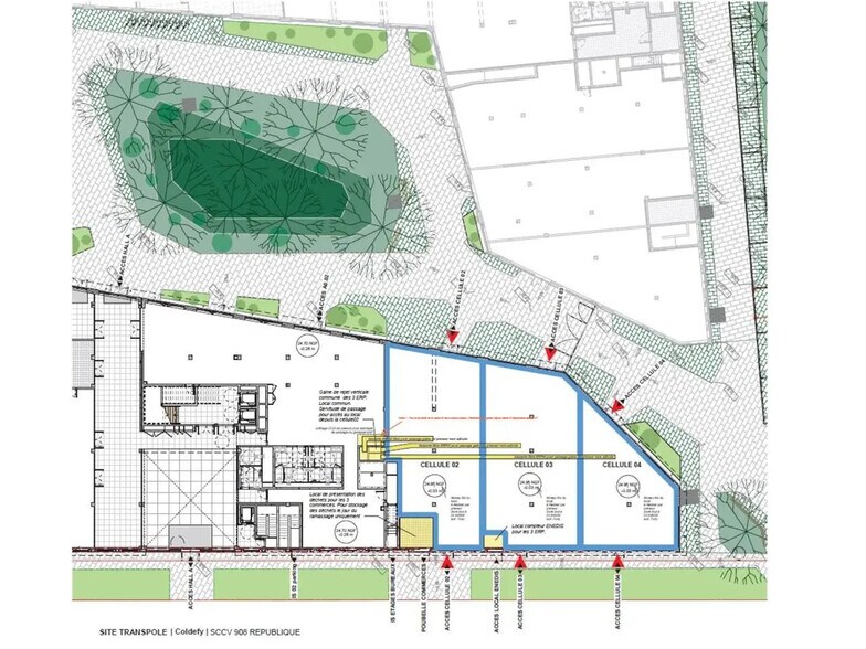 908 Avenue De La République, Marcq-en-Baroeul à louer - Plan de site – Image 3 sur 6