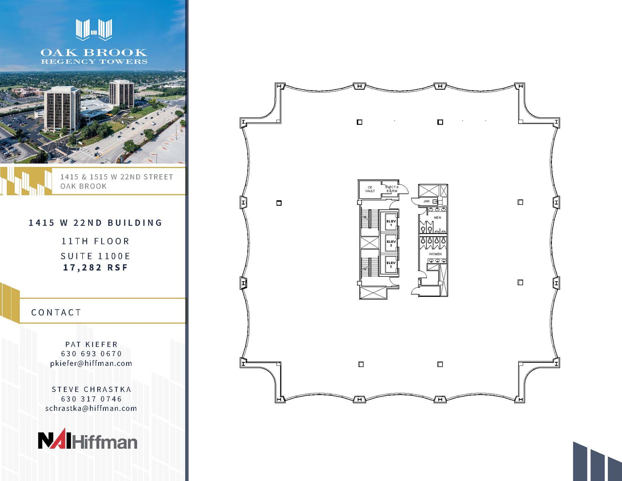 1415 W 22nd St, Oak Brook, IL à louer Plan d’étage– Image 1 sur 1