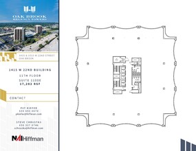 1415 W 22nd St, Oak Brook, IL à louer Plan d’étage– Image 1 sur 1