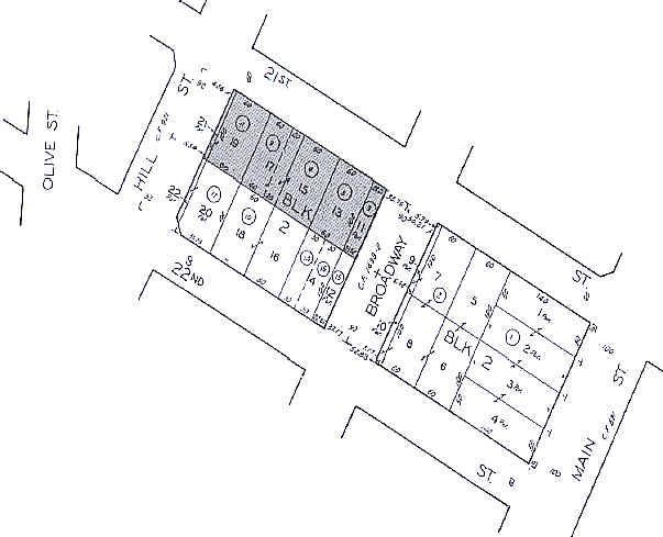 2100 S Hill St, Los Angeles, CA à louer - Plan cadastral – Image 2 sur 8