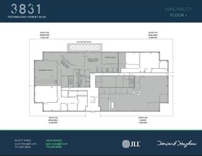 3831 Technology Forest Blvd, The Woodlands, TX à louer Plan d’étage– Image 1 sur 1