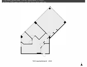 7100 W Camino Real, Boca Raton, FL à louer Plan d’étage– Image 1 sur 17