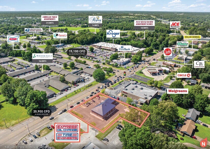 3132 N Highland Ave, Jackson, TN à vendre - Photo de l’immeuble – Image 3 sur 4