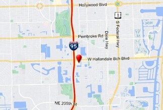 1025-1091 W Hallandale Beach Blvd, Hallandale, FL à louer Photo de l’immeuble– Image 2 sur 5