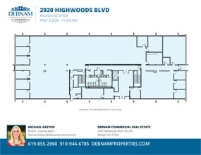 2920 Highwoods Blvd, Raleigh, NC à louer Plan de site– Image 2 sur 3