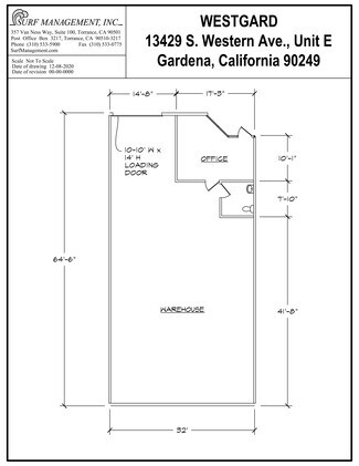 Plus de détails pour 13429 Western Ave, Gardena, CA - Local d'activités à louer
