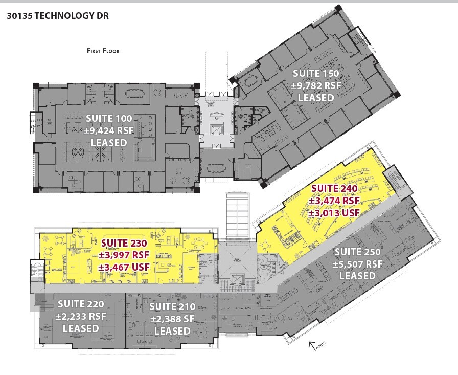 30111 Technology Dr, Murrieta, CA à louer Plan d’étage– Image 1 sur 1