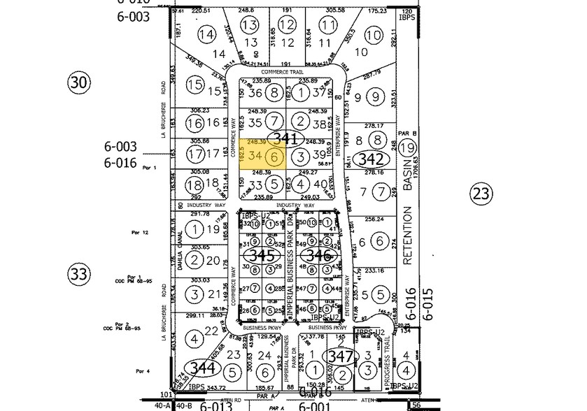 2436 Commerce Trl, Imperial, CA à louer - Plan cadastral – Image 2 sur 4