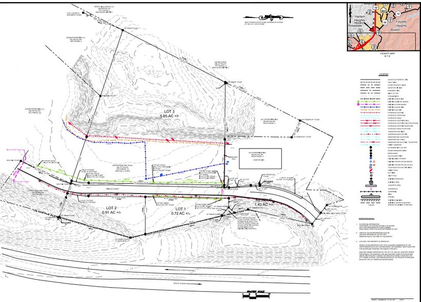 763 Mall Rd, Fayetteville, WV à louer - Plan de site – Image 3 sur 9