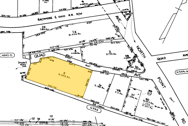 6401 Quad Ave, Baltimore, MD à vendre - Plan cadastral – Image 2 sur 3