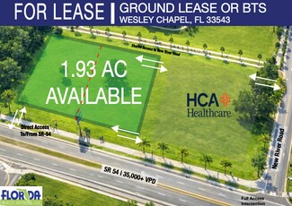 Plus de détails pour 0 State Road 54, Wesley Chapel, FL - Terrain à louer