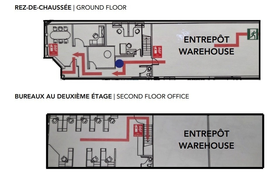 2403-2467 Rue Guénette, Saint-Laurent, QC à louer Plan d’étage– Image 1 sur 1