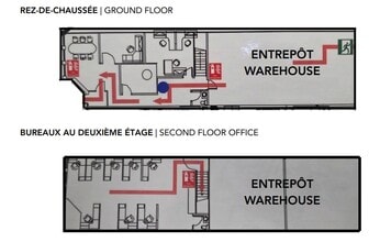 2403-2467 Rue Guénette, Saint-Laurent, QC à louer Plan d’étage– Image 1 sur 1