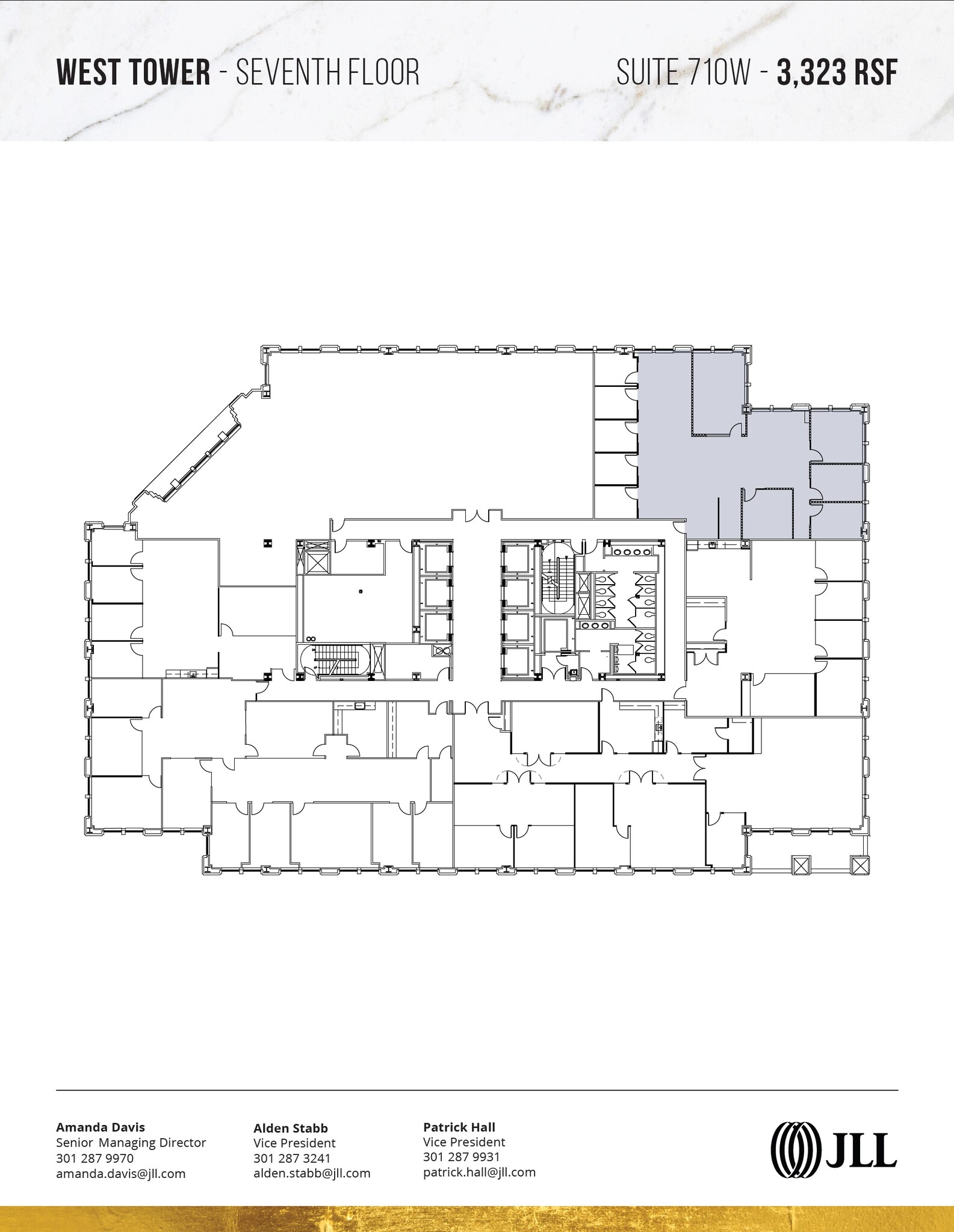 7501 Wisconsin Ave, Bethesda, MD à louer Plan d’étage– Image 1 sur 1