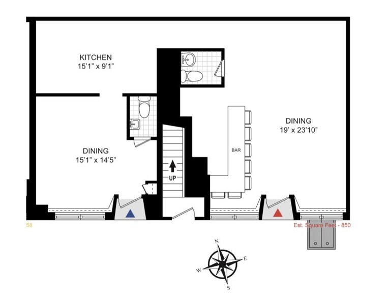 194 Bedford Ave, Brooklyn, NY à louer - Plan d’étage – Image 2 sur 2